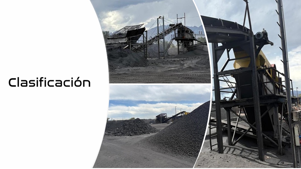 Clasificación de carbón en nuestra planta